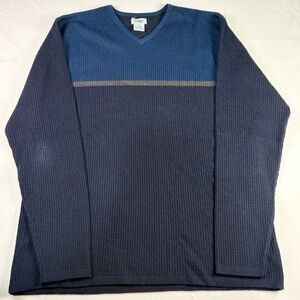 Vintage Togo Blue Striped Sweatshirt | $25